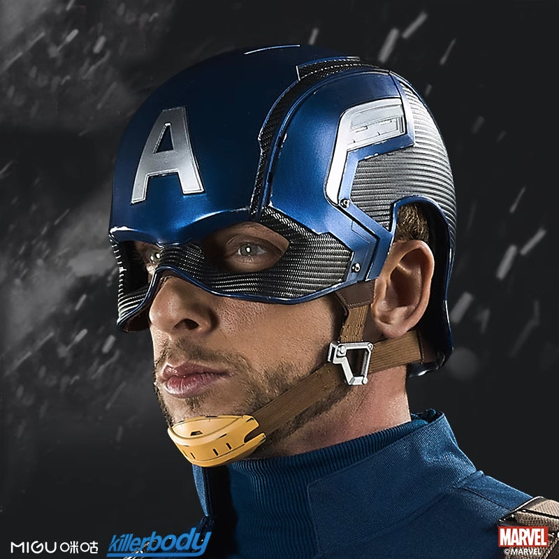 Marvel Civil War Captain America Mask