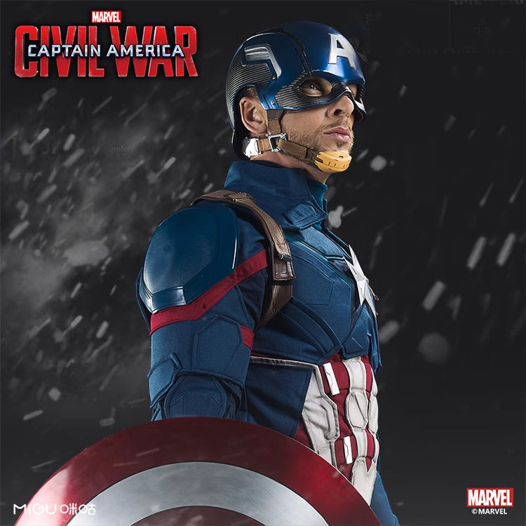 Marvel Civil War Captain America Mask